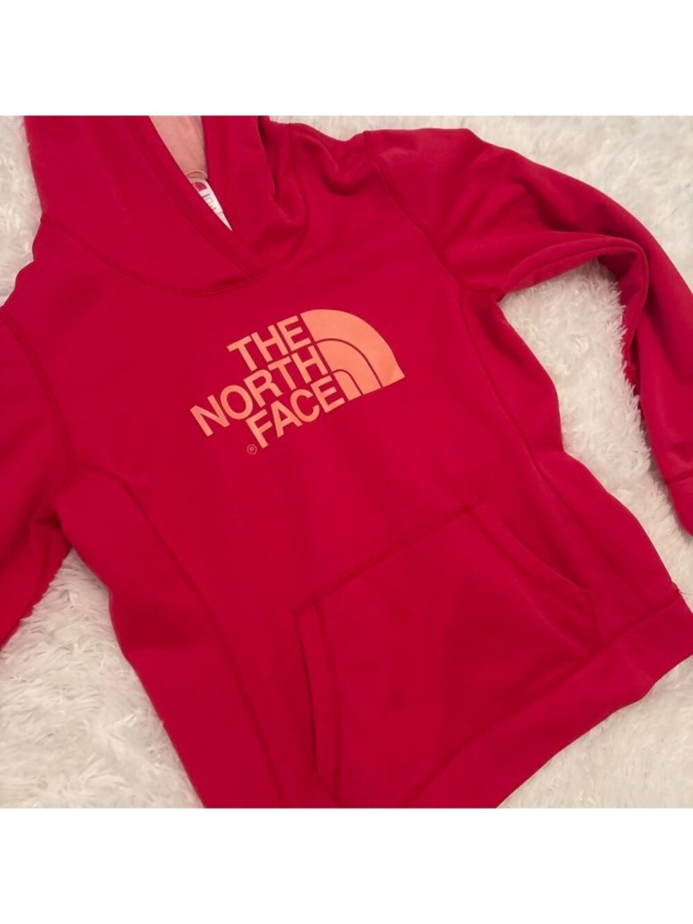 Red The North Face hoodie #outdoor #hiking
